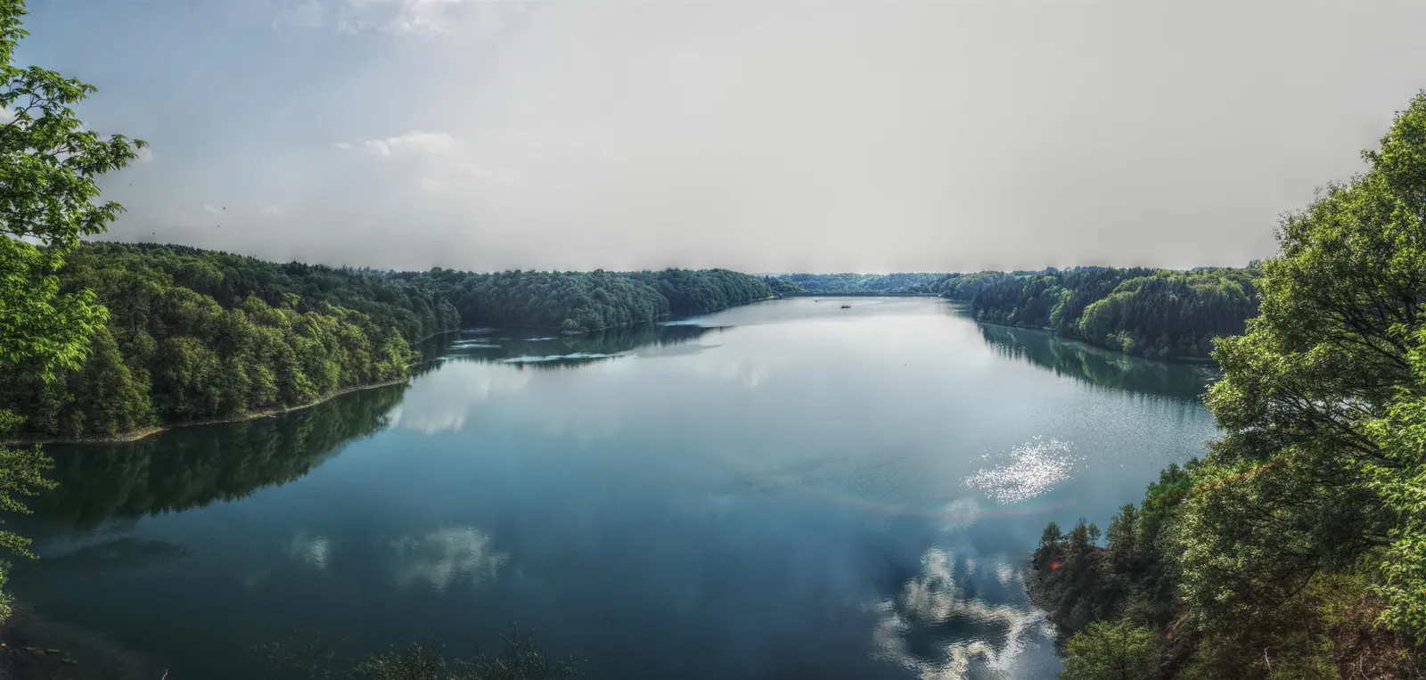 Ausblick auf die Wahnbachtalsperre