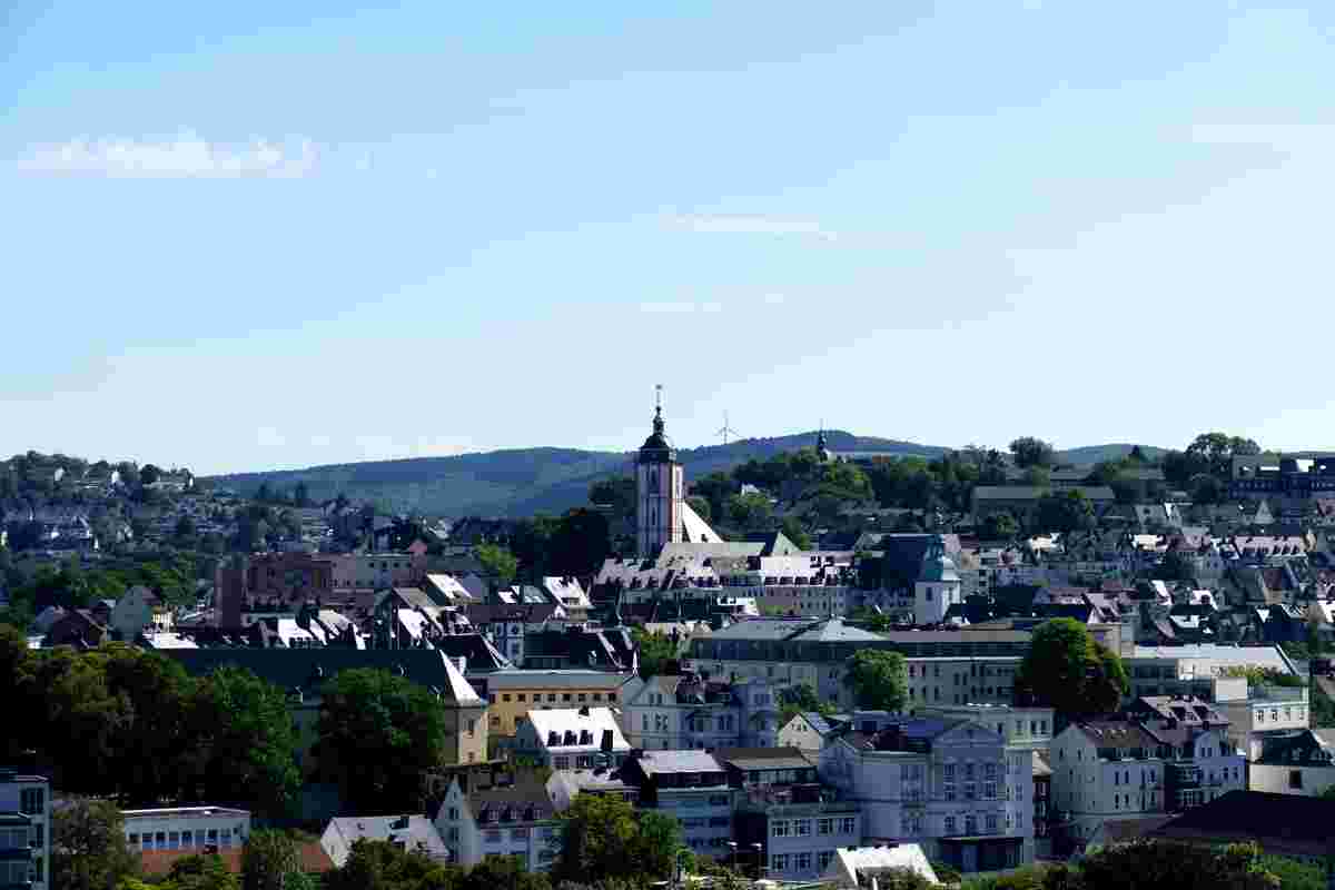Ausblick auf die Stadt Siegen